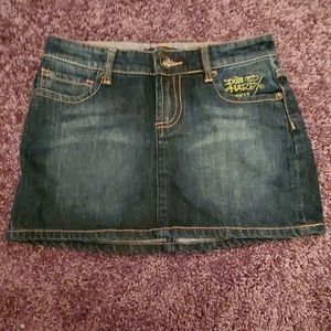 NEW Ed Hardy mini skirt Sz 25 RARE